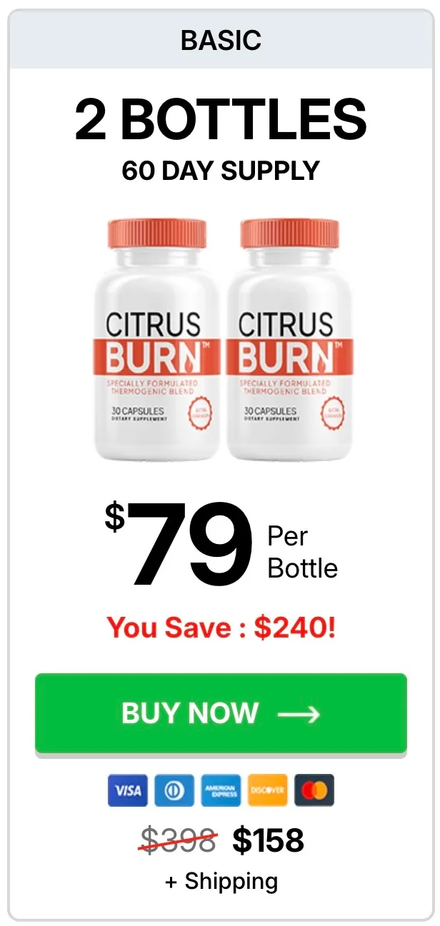 CitrusBurn 2 bottles pack
